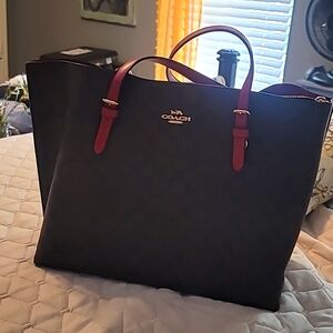 Authentic large Coach bag